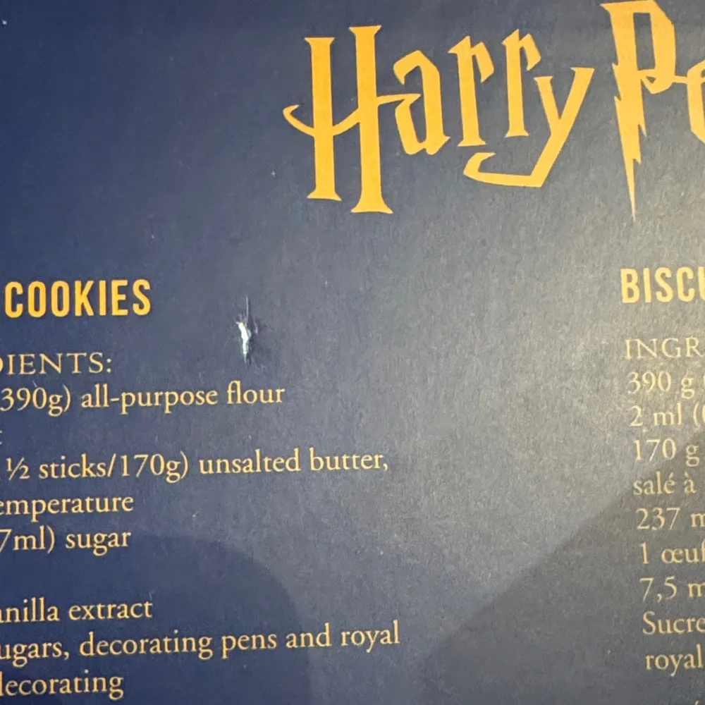Williams Sonoma Harry Potter Cookie Baking Kit - Blue